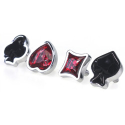 Generique Plug Bijou Poker Up 6 x 2.7cm